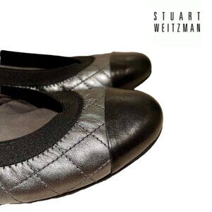 Stuart Weitzman Quilted Ballet Flat, EUC, Sz 6.5